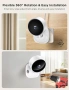 Нови 2 броя Вътрешна охранителна камера 1080P WiFi Нощно виждане AI, снимка 6
