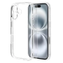 Силиконов кейс MBX 2mm и Протектор За iPhone 16 Plus (6.7), Прозрачен, снимка 1