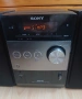 Аудио уредба Sony USB CD FM Aux с тонколони флашка диск радио, снимка 3