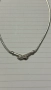 Дамско сребърно колие, снимка 3