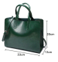  Червена или зелено голяма здрава чанта от екокожа, снимка 9