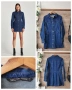 Дънкова рокля тип риза ZARA , снимка 1