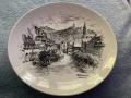 Стенна чиния.  Произведено в Германия Кайзер порцелан диаметър  24см, снимка 2