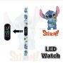 Led Стич Stitch Лило детски часовник електронен тип гривна, снимка 4