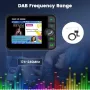 Нов Цифров DAB+ FM Трансмитер адаптер Bluetooth 2.4" Дисплей Колa, снимка 6