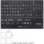 Светещи стикери с голям размер за клавиатура за лаптоп, QWERTY, снимка 5