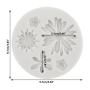 Маргаритка Хризантема розичка цветя силиконов молд форма фондан шоколад смола гипс украса декор , снимка 3
