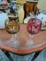 Превъзходнен антикварен к-т чешки кристални чаши Бохемия , снимка 2