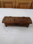 Старинна дървена кутия за бижута, дърворезба. , снимка 1