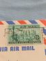 Стар пощенски плик с марки и печати Санта Барбара Америка за КОЛЕКЦИОНЕРИ 45780, снимка 2