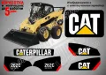 CAT Caterpillar 262C стикери надписи, снимка 1