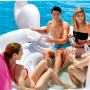 Надуваем дюшек парти остров Еднорог Intex 503 x 335 x 173 см, за парти, Unicorn Party, снимка 3