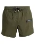 BALMAIN Army Green Zip Logo Boxer Мъжки Бански / Плажни Шорти size L, снимка 3