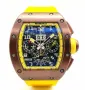 Мъжки луксозен часовник Richard Mille RM011Felipe Massa  Bronzo Limited Edition Titanium RM011

, снимка 1