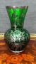 Кристална ваза Bohemia със сребро, снимка 4