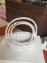 Подаръчни бели кошници, овална кошница, снимка 1 - Декорация за дома - 44979977