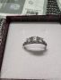 Сребърен пръстен 1.1 карата с мойсанит диамант (сертификати) , снимка 5