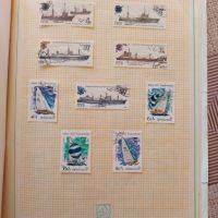 Колекция от 100 броя пощенски марки от СССР, събрани в оригинално албумче, снимка 4 - Филателия - 45379791