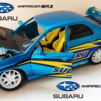 Bburago 2002 Subaru Impreza Wrx 1:24, снимка 1 - Колекции - 41440576