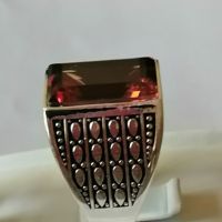 Сребърни мъжки пръстени със Султанит, снимка 2 - Пръстени - 45289439