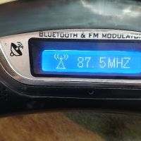 FM Bluetooth Transmitter за волан с хендсфри , снимка 2 - Аксесоари и консумативи - 45456541