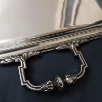 Сребърен масивен колекционерски поднос-
Tetard Freres -1880-1654 грама, снимка 12 - Други ценни предмети - 45416592
