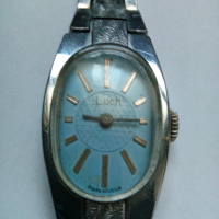 Дамски механичен часовник Луч Luch, снимка 5 - Антикварни и старинни предмети - 44951714