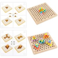 3583 Монтесори играчка детска мозайка от дървени мъниста, снимка 8 - Образователни игри - 45830165