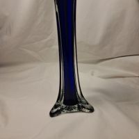 Стъклена ваза, снимка 1 - Вази - 45471175