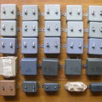 Руски хартиеномаслени кондензатори КБГ-МП, снимка 1 - Друга електроника - 45712503