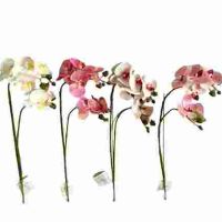 Изкуственa орхидея стрък 50см KD06202, снимка 1 - Изкуствени цветя - 45451604