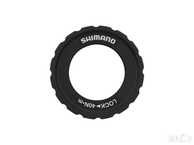 Shimano Center-Lock гайка за диск с външни зъбци за 20mm/15mm/12mm проходна ос, снимка 1