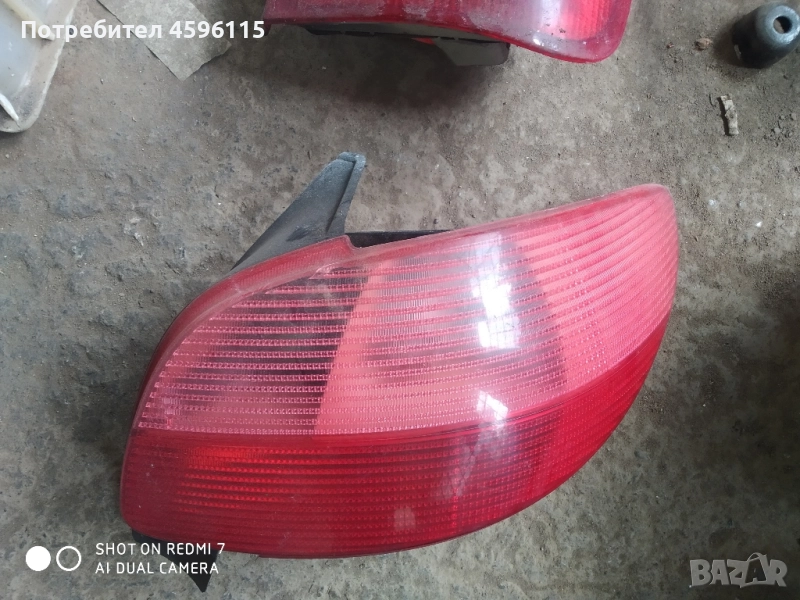 Десен стоп Peugeot 206, снимка 1