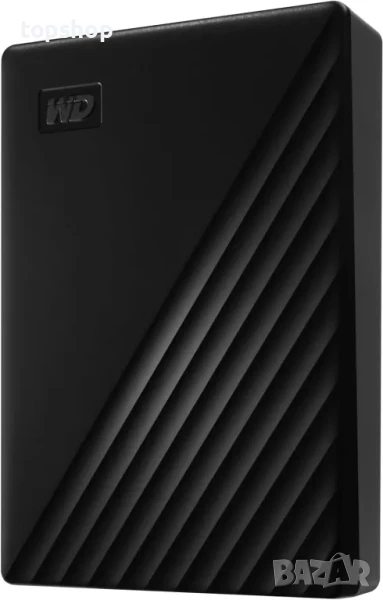 НОВ, ЗАПЕЧАТАН, НЕОТВАРЯН WD 6TB My Passport, Черен, Софтуер за архивиране и защити срещу..., снимка 1