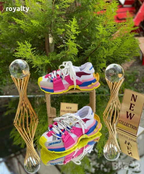 Дамски сникърси-Dolce&Gabbana- Цветни, снимка 1