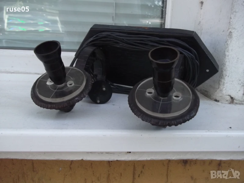 Лампа стенна от ковано желязо, снимка 1