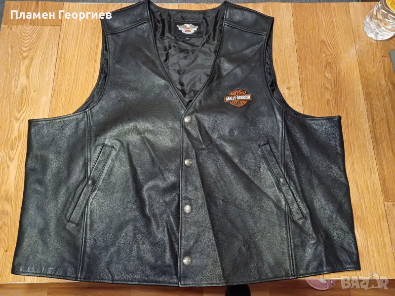  Оригинален кожен елек HARLEY-DAVIDSON, снимка 1