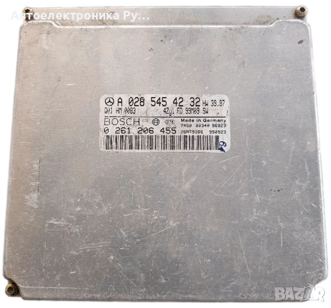компютър MERCEDES C-CLASS W202 1.8, BOSCH 0 261 206 455, 0261206455, A 028 545 42 32, A0285454232 , снимка 1