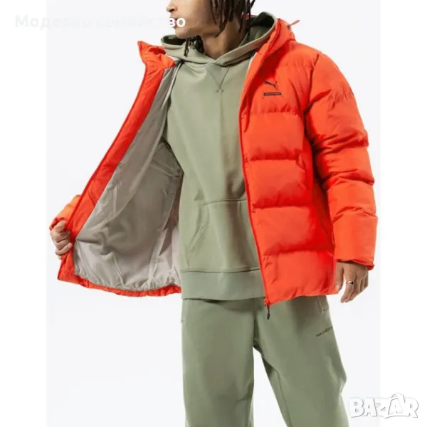 Мъжко яке PUMA Better Sportswear Hooded Jacket Orange, снимка 1