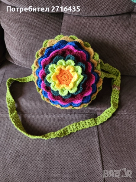 НОВА !Ръчно плетена чанта !, снимка 1