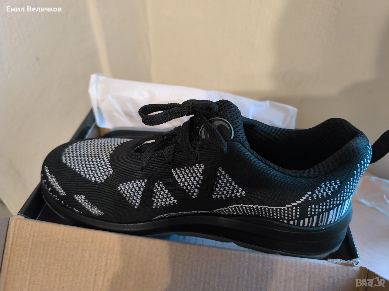 Работни обувки с бомбе, снимка 1