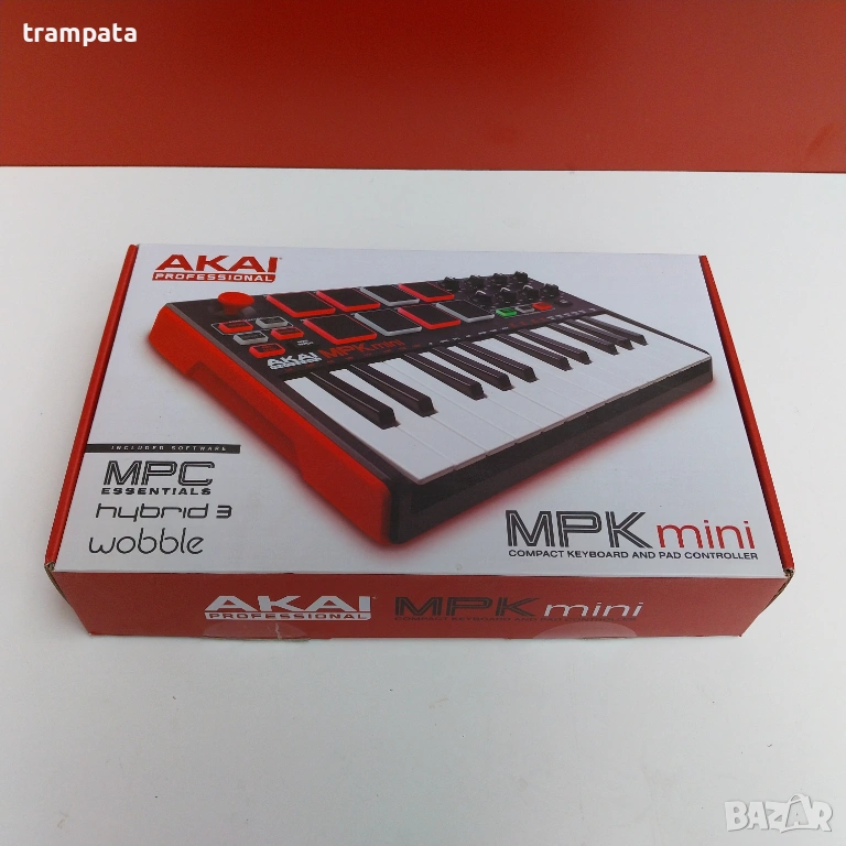 НАЙ ДОБРАТА ОФЕРТА Akai Professional MPK Mini Keybord/Pad Controller, снимка 1