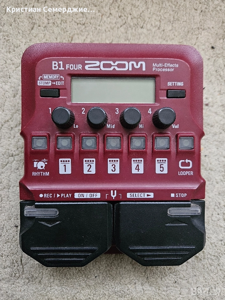 Процесор/мултиефект за бас китара Zoom B1 four, снимка 1
