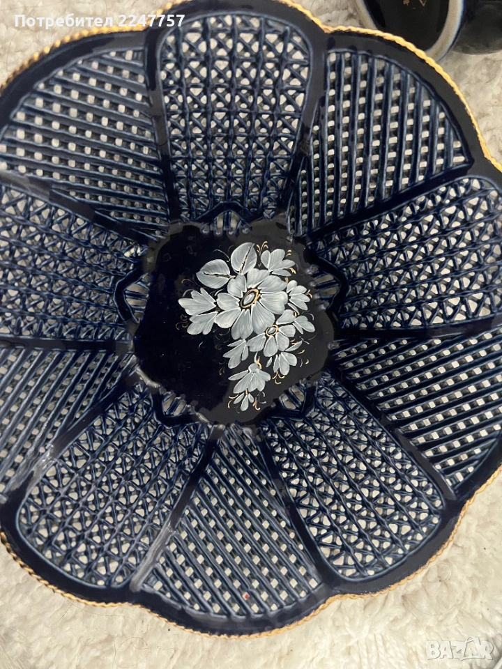 Фруктиера порцелан Kobalt, снимка 1