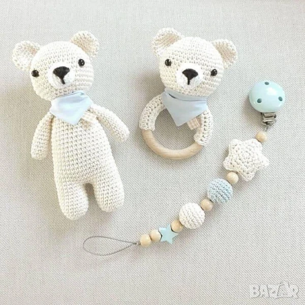 Комплект от 3 плетени играчки , снимка 1