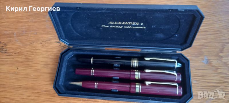 ALEXANDER ® Fine writing instruments  Комплект от две  нови позлатени писалки и пиромолив, снимка 1