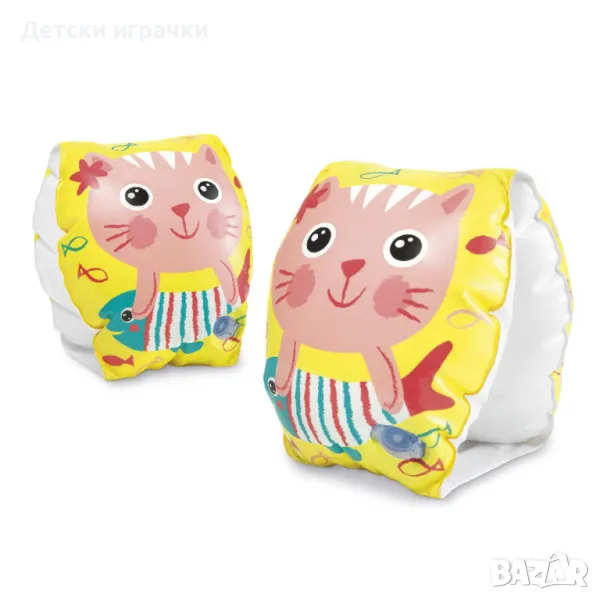 Надуваеми раменки Intex, с котенца, 20 х 15 см, снимка 1