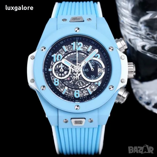 Мъжки часовник Hublot Big Bang Unico Sky Blue с кварцов механизъм, снимка 1