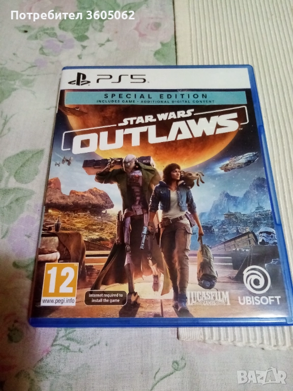 Star Wars Outlaws ps5 игра, снимка 1