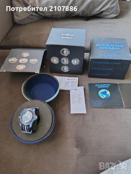 Часовник Swatch&Blancpain, снимка 1
